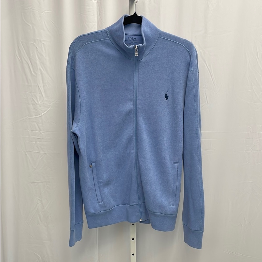 Polo by Ralph Lauren Blue Zip Up Sweater